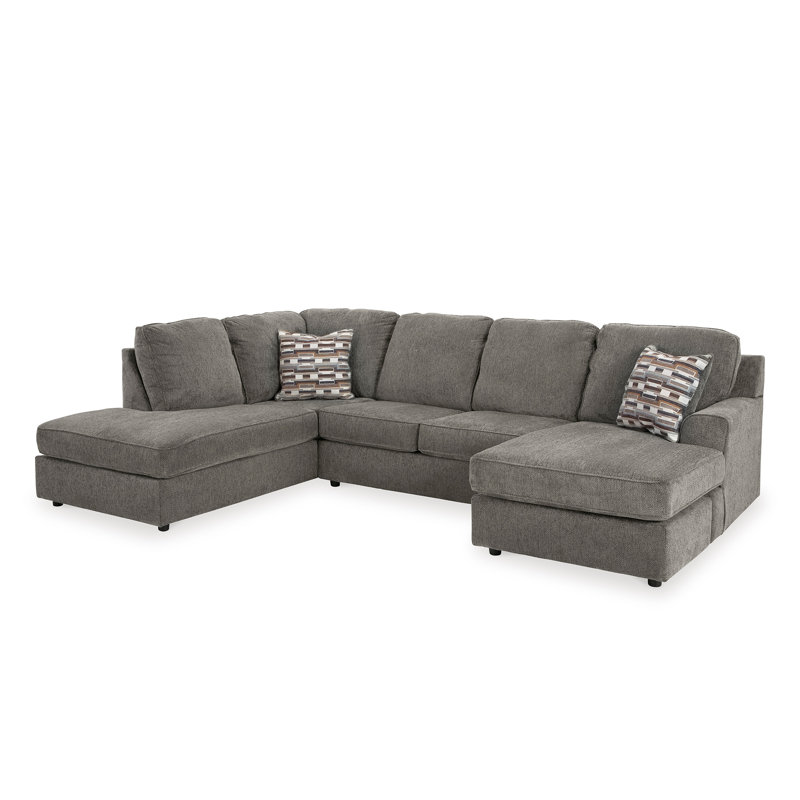 Lanita 125" Wide Sofa & Chaise, Left Hand Facing