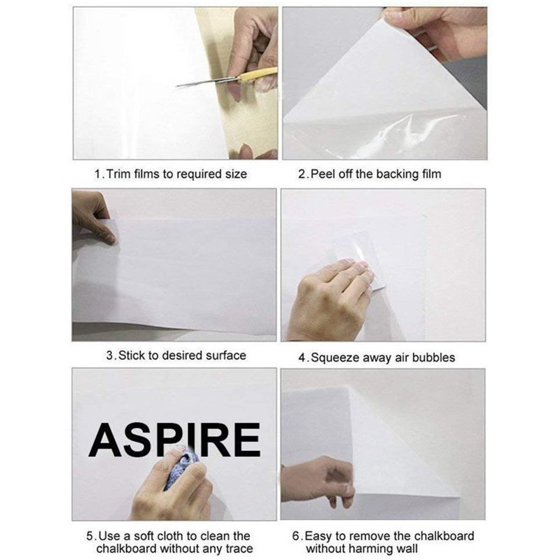 Wall Vinyl Large - 6' - 8' Whiteboard