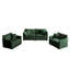 Ensemble de canapé moderne 3 pièces avec coussins et coussins décoratifs, l'ensemble de canapé comprend 2 pièces de fauteuil et un canapé 2 places-1433313770