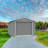 Imperial 12 ft. 2 in. W x 25 ft. 9 in. D Metal Storage Shed-51014197
