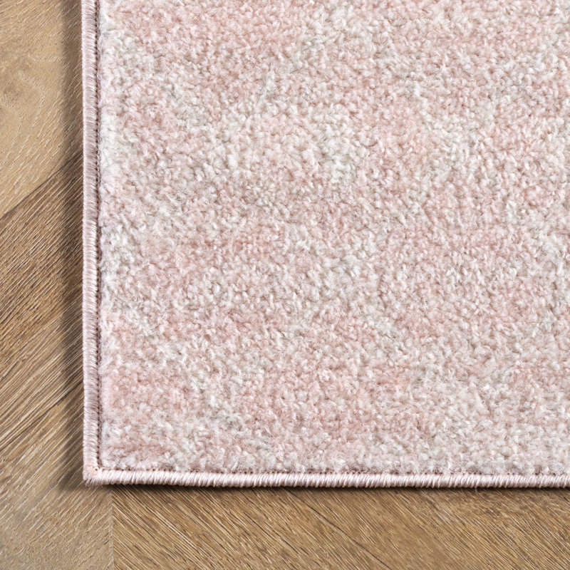 Merillat Moroccan Performance Pink Rug, Rectangle 2' x 3'