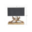 Lampe de table rustique en résine avec abat-jour rectangulaire-1761967909