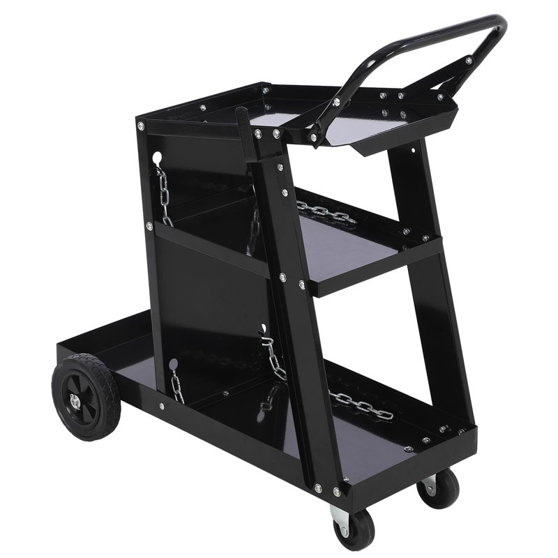 Chariot de soudage à 2 niveaux Capacité de charge statique de 220 lb