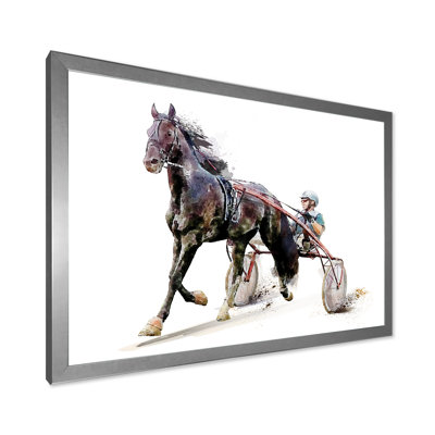 " Horse Race Competition Derby Trotter III "