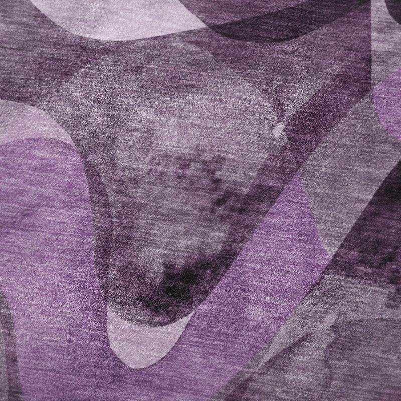 Jeté en sherpa Addison, Abstrait mauve