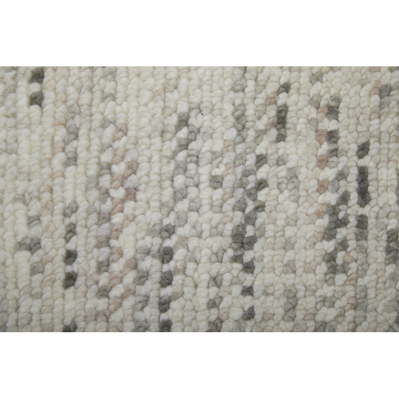Branson Wool Area Rug in Beige, Rectangle 7'9" x 9'9"
