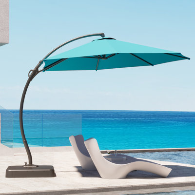 Ebonique Cantilever Umbrella with Base Included