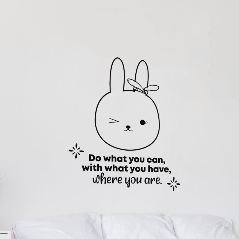 Text & Numbers Wall Decal, 10" H x 10" W x 0.05" D