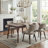 Mason Upholstered Faux Leather Side Dining Chair With Solid Wood Legs -1060085126-1060085125