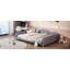 Lit de jour rembourré, canapé-lit en tissu sherpa avec dossier en forme de nuage, aucun sommier nécessaire-327572966-327572961