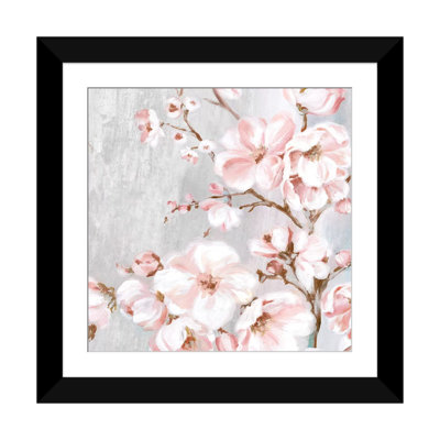 «Spring Cherry Blossoms II» par Eva Watts, reproduction d'art sur toile tendue