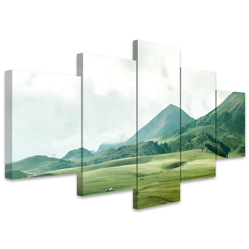 Grande enseigne murale "Green Mountain In India" signleader