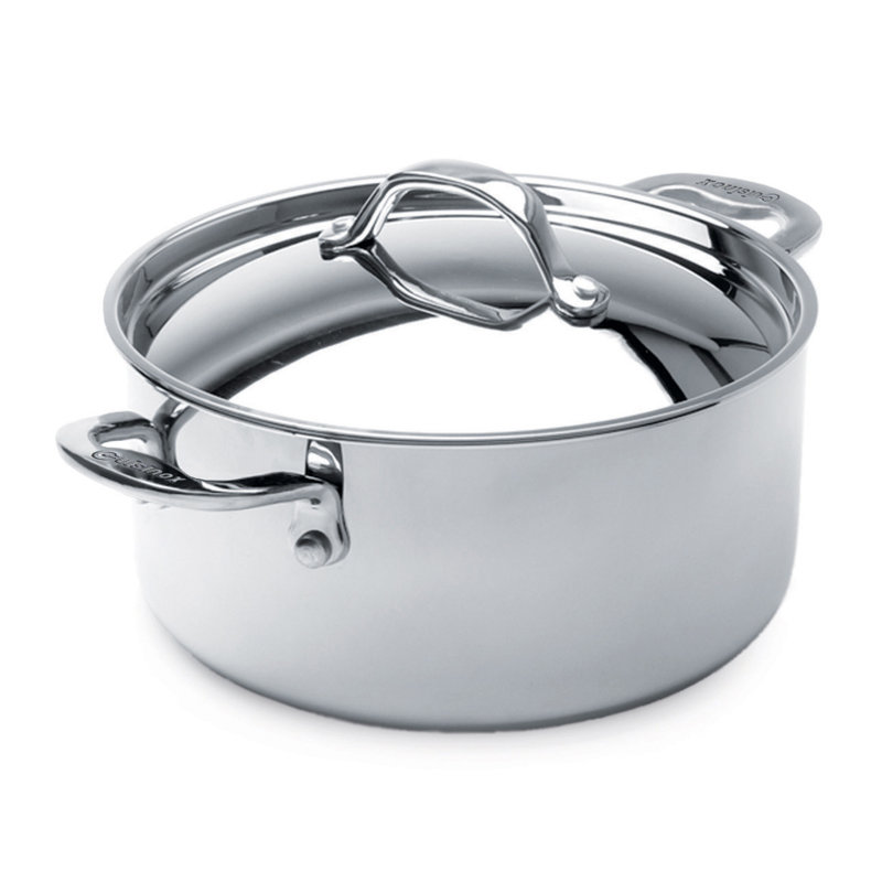 Cocotte ronde en acier inoxydable Cuisinox Super Elite, 5,9 litres
