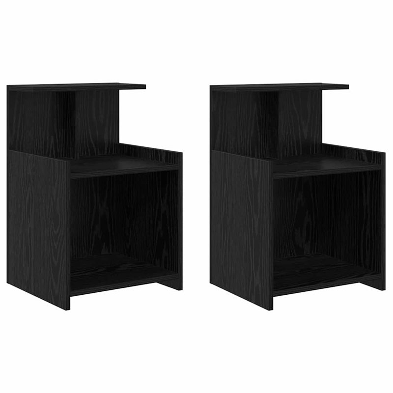 Bedside Cabinet 2 Pcs 40 X 35 X 60 Cm, Artisan Oak