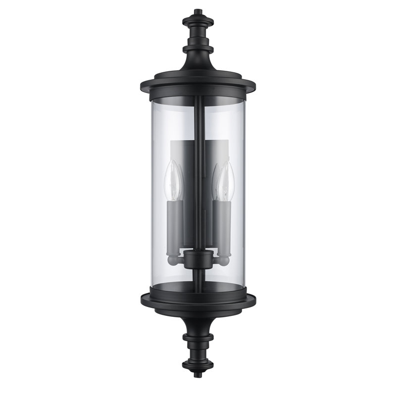 Applique murale d'extérieur 2 lumières Adeoye, H 24,7 po x l 7,7 po x P 9,8 po