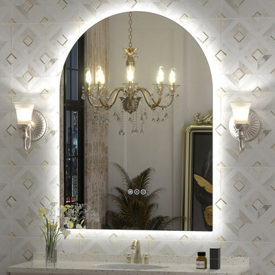 Aevar LED Lighted Wall Mirror