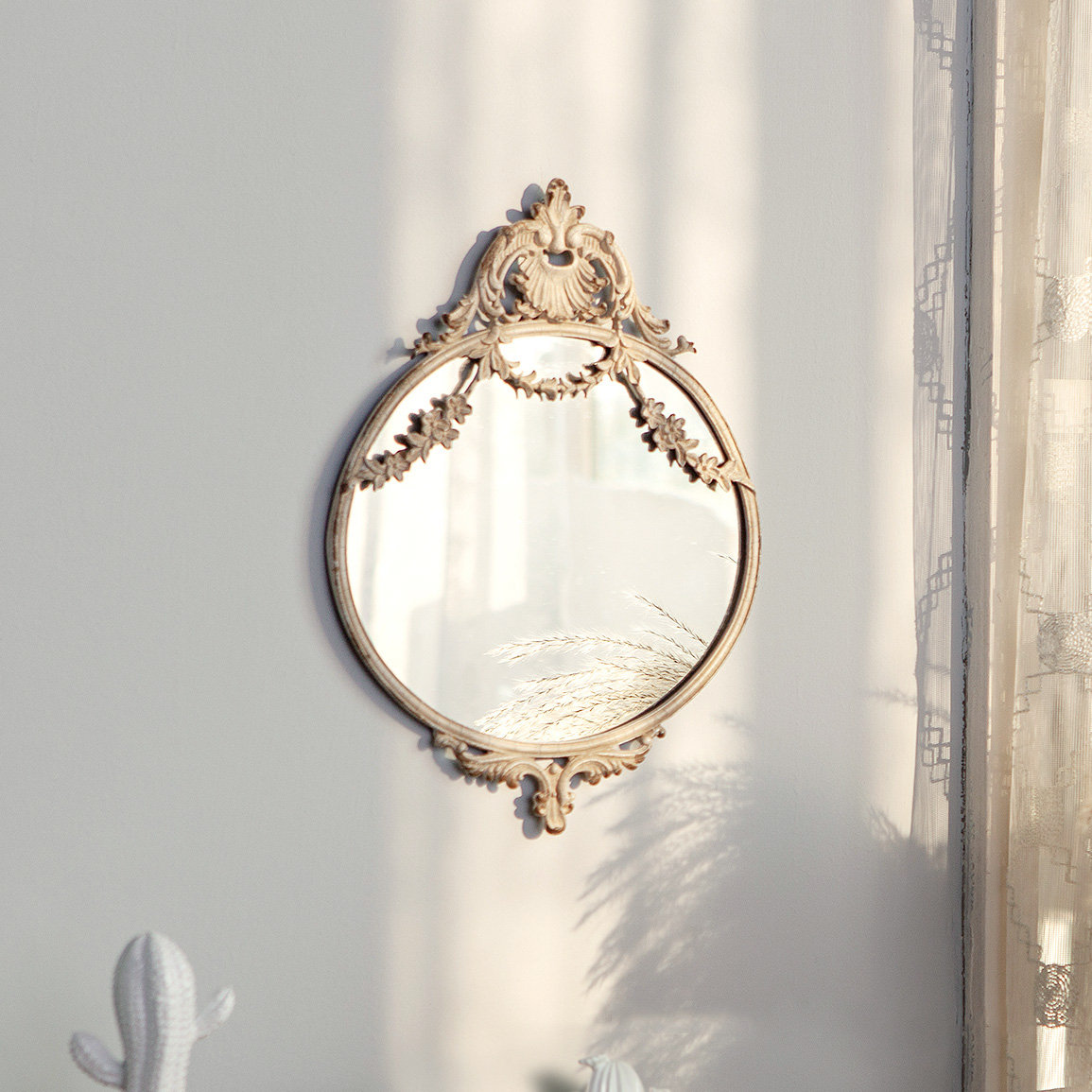 Ophelia & Co. Eisenhauer Venetian Distressed Accent Mirror & Reviews | Wayfair
