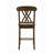 Walnut Cross Back Counter Height Stools