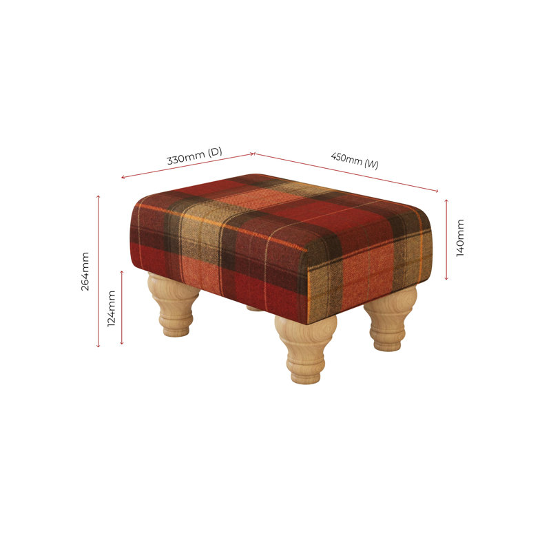 Manufactured Wood Accent Stool, Natural