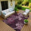Tapis floral intérieur / extérieur lavable à la machine Leavittsburg ACN2239-1281468586