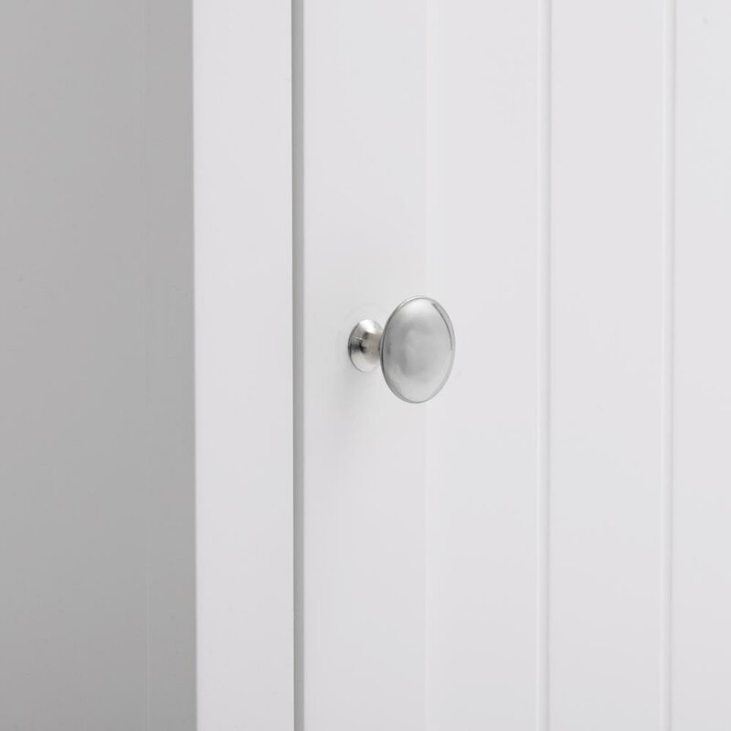 Red Barrel Studio® Reculver Freestanding Linen Cabinet & Reviews | Wayfair