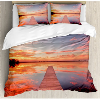 Lake House Coastal Duvet Cover