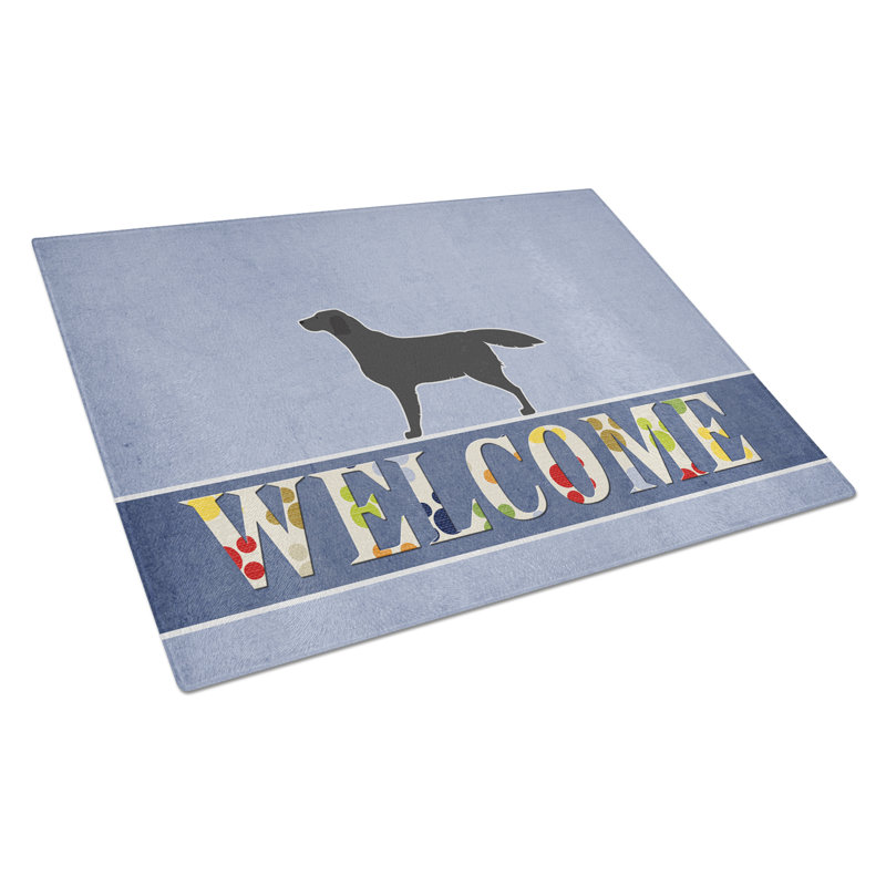 Planche à découper en verre à trésors caroline Welcome Dog