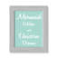 «Mermaid Wishes and Unicorn Dreams», impression sur papier-47848429-47848422