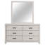 Commode 6 tiroirs avec miroir Sherwood