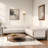 L-Shape 104.02" Wide Symmetrical Upholstered Sectional With Chesterfield Design & Solid Wood Legs-578271443