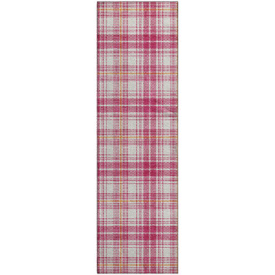 Premium Machine Washable Natoma AMF993 Plaid Rug