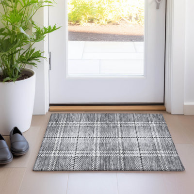 Premium Machine Washable Prisco Gray Rug