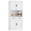 Kalauni 71" Kitchen Pantry Cabinets with 2 Drawers-678385353