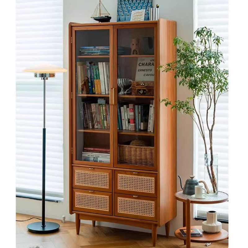 Japanese minimalist design style bookcase