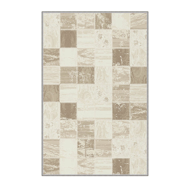 Antibacterial Hall Carpet, 3D Digital Printed, 3.3 x 4.9 ft | 100% Polyester, 0.3 in Pile Height, Non-Slip Underside, Machine Washable, Durable & Easy Care | Perfect for Living Room, Entryway & Home Décor