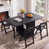 Black Table & 4 Chairs