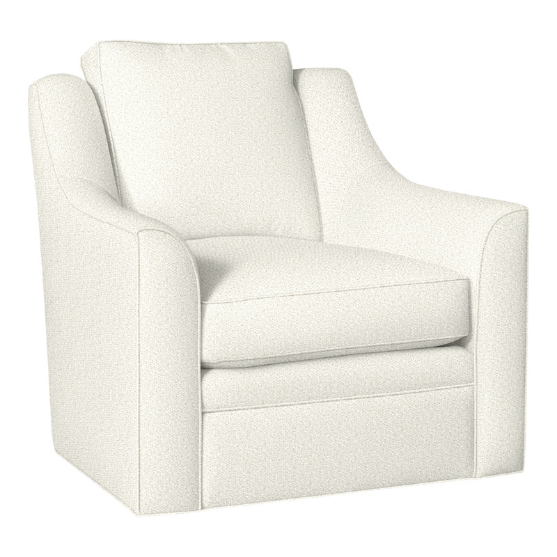 Fauteuil pivotant American Bungalow Nicholas, Kenworth perle