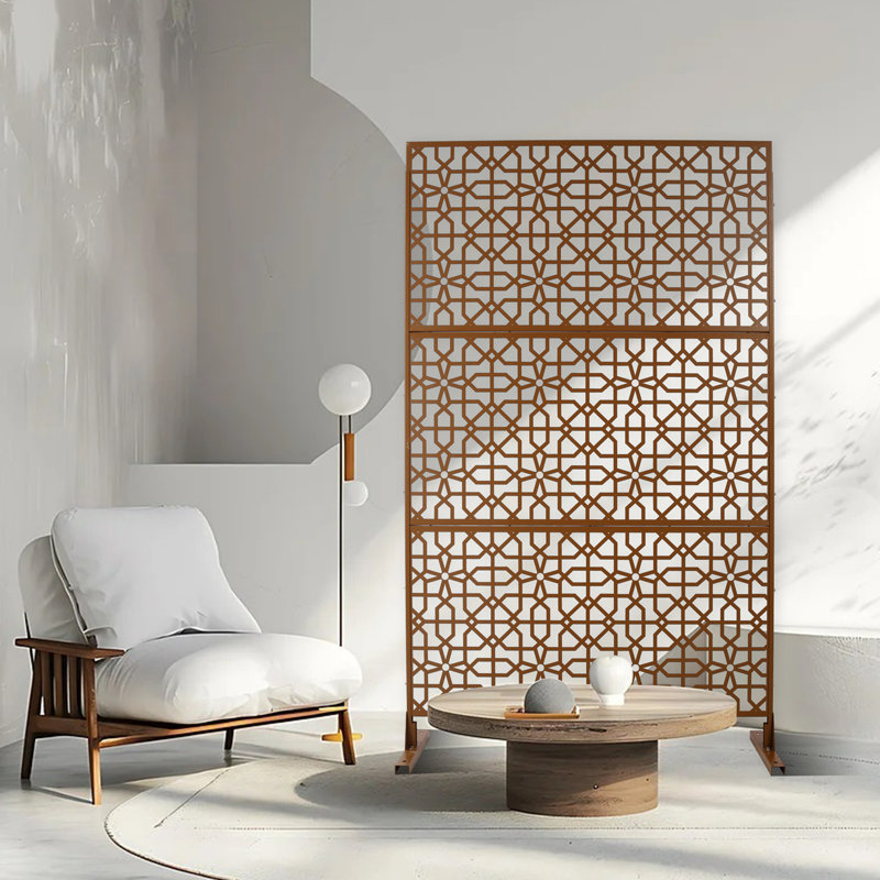 Écran d'intimité pour l'extérieur et l'intérieur, Brun