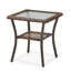 Table d'appoint d'extérieur en osier, petite table de bout carrée en rotin pour terrasse et balcon-716612845-726598687