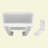 21/32 in. x 1-1/8 in., White Drawer Guide Kit