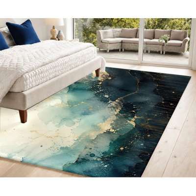 Tapis abstrait aquarelle Abstract
