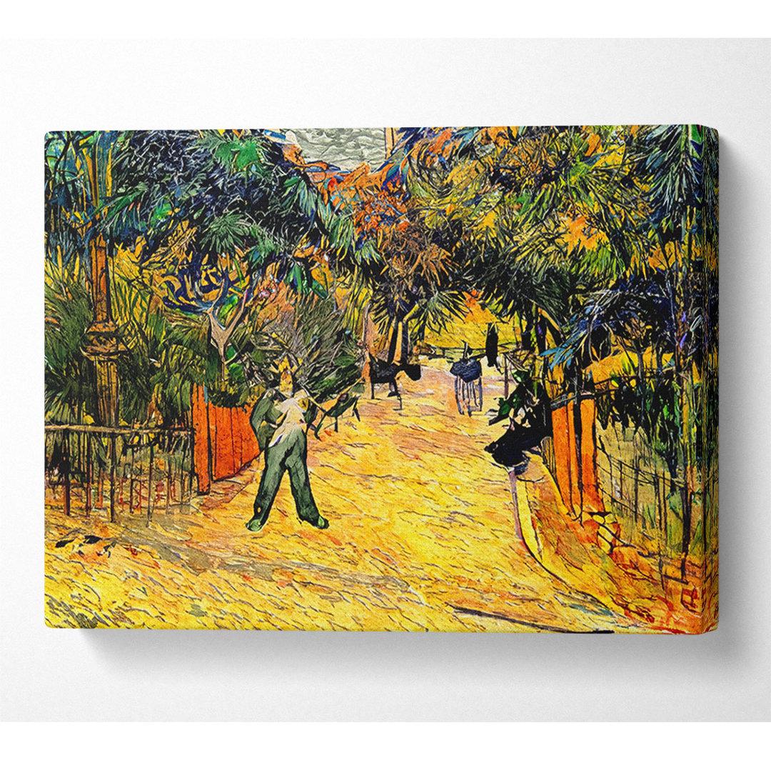 Van Gogh Eingang zum öffentlichen Park in Arles - Druck