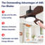 Ventilateur de plafond noir moderne avec 3 lumières ABS et moteur à courant continu réversible à télécommande-599663877-599663872