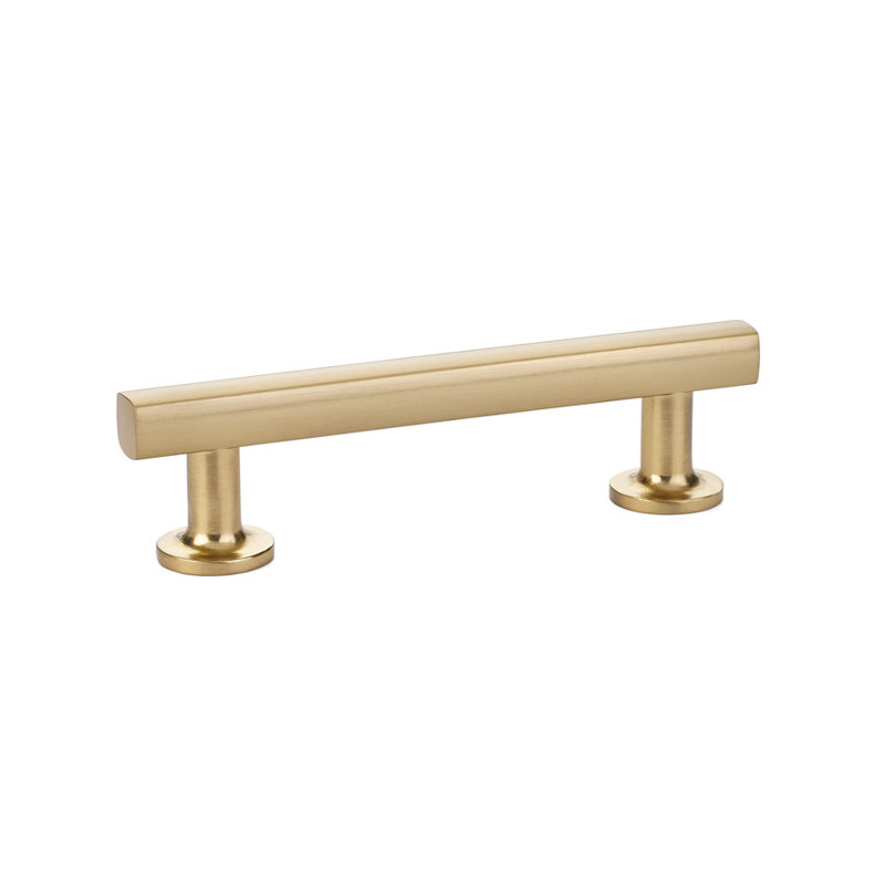Freestone 6" Center to Center Bar Pull, Satin Brass, 6"
