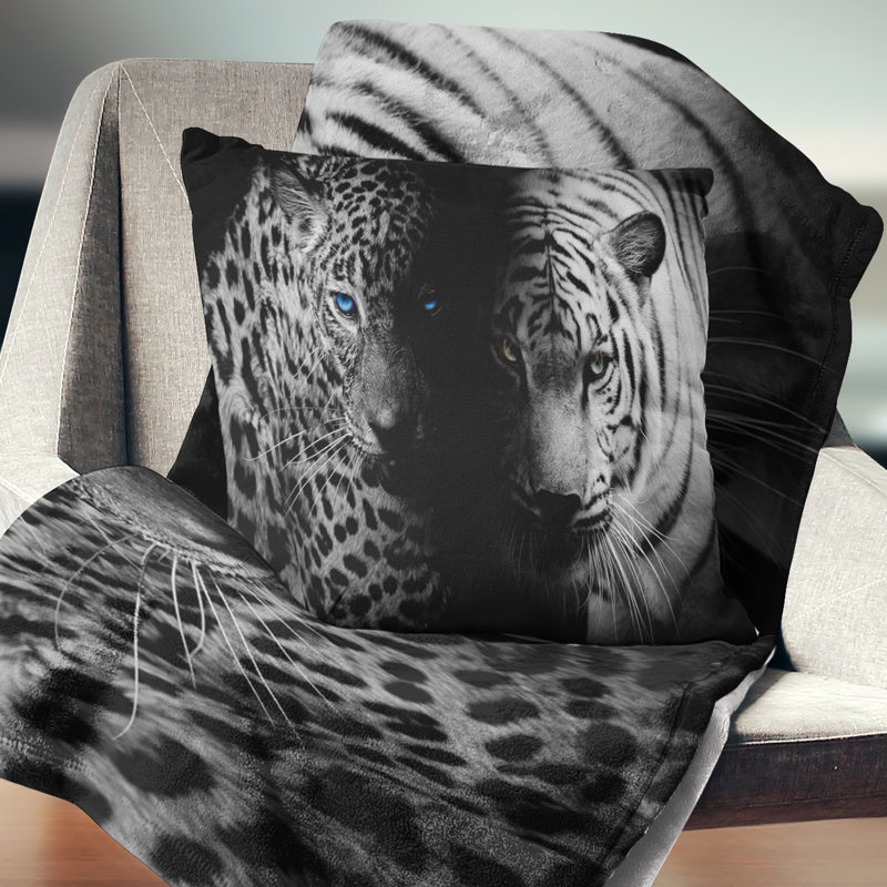 Coussin léopard Animal