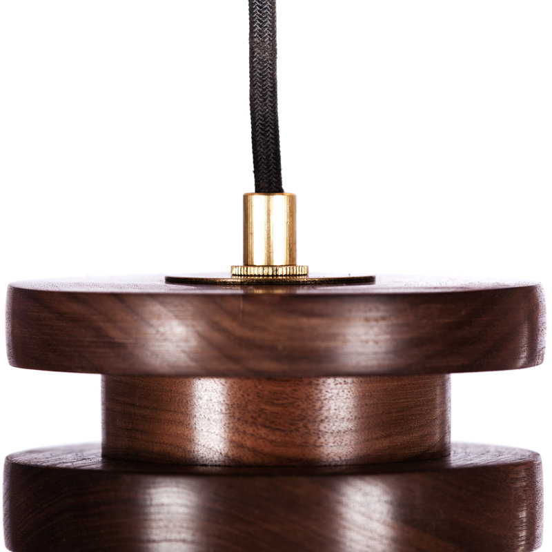 Malmo 1 - Light Walnut Single Pendant