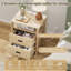 Grande table de chevet 20 po, ensemble de 2 avec station de charge, pieds de poteaux ronds massifs, table de bout à 2 tiroirs avec tablette ouverte-118662941-118662944