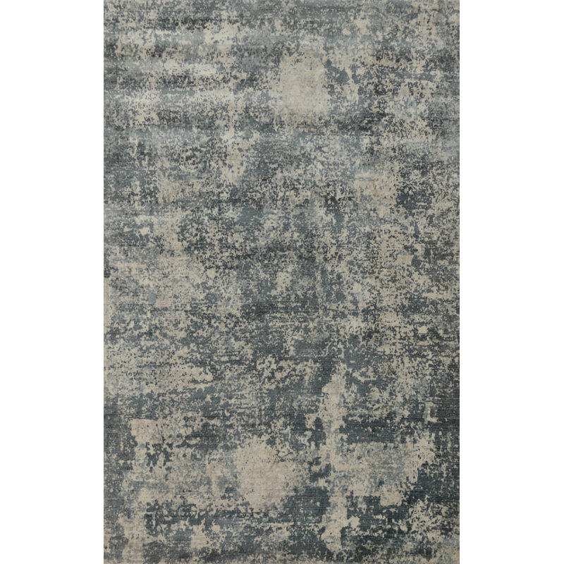 Handmade Modern Abstract Living Room Area Rug 5x8