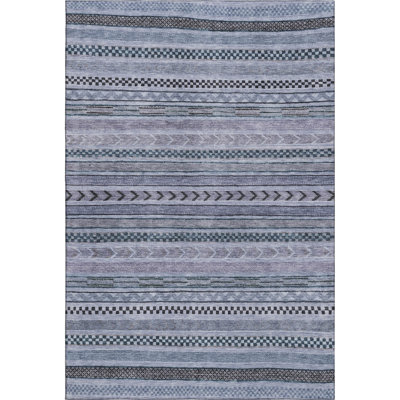 Premium Machine Washable Marasco AMF1625 Stripes Rug