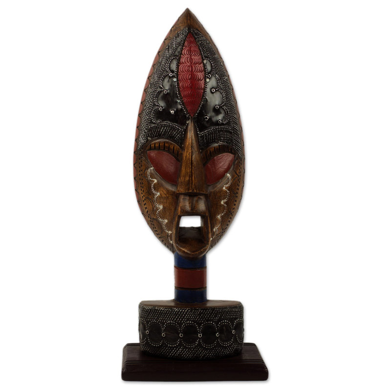 Elzey Handmade Boho People Wall Decor on Solid Wood